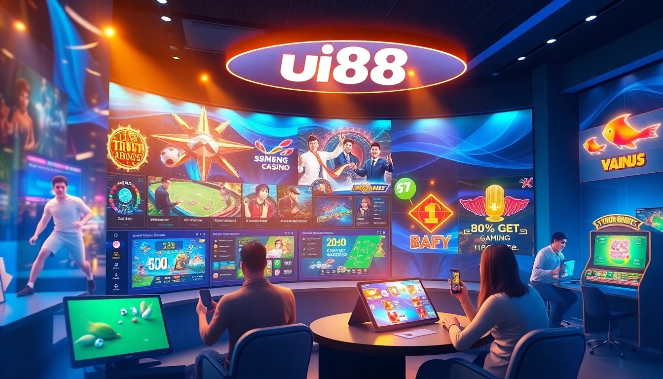 Exciting online gaming experience at uu88 nhà cái featuring diverse games and happy players.