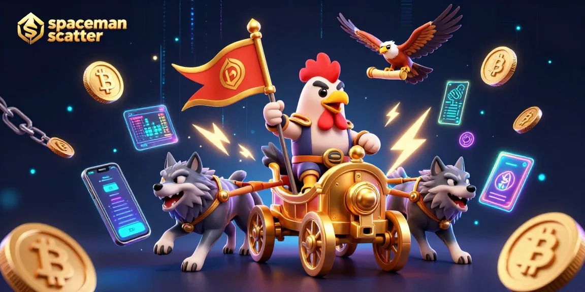 Experience the thrilling action of spaceman scatter amidst stunning 3D art elements and cryptocurrency themes!