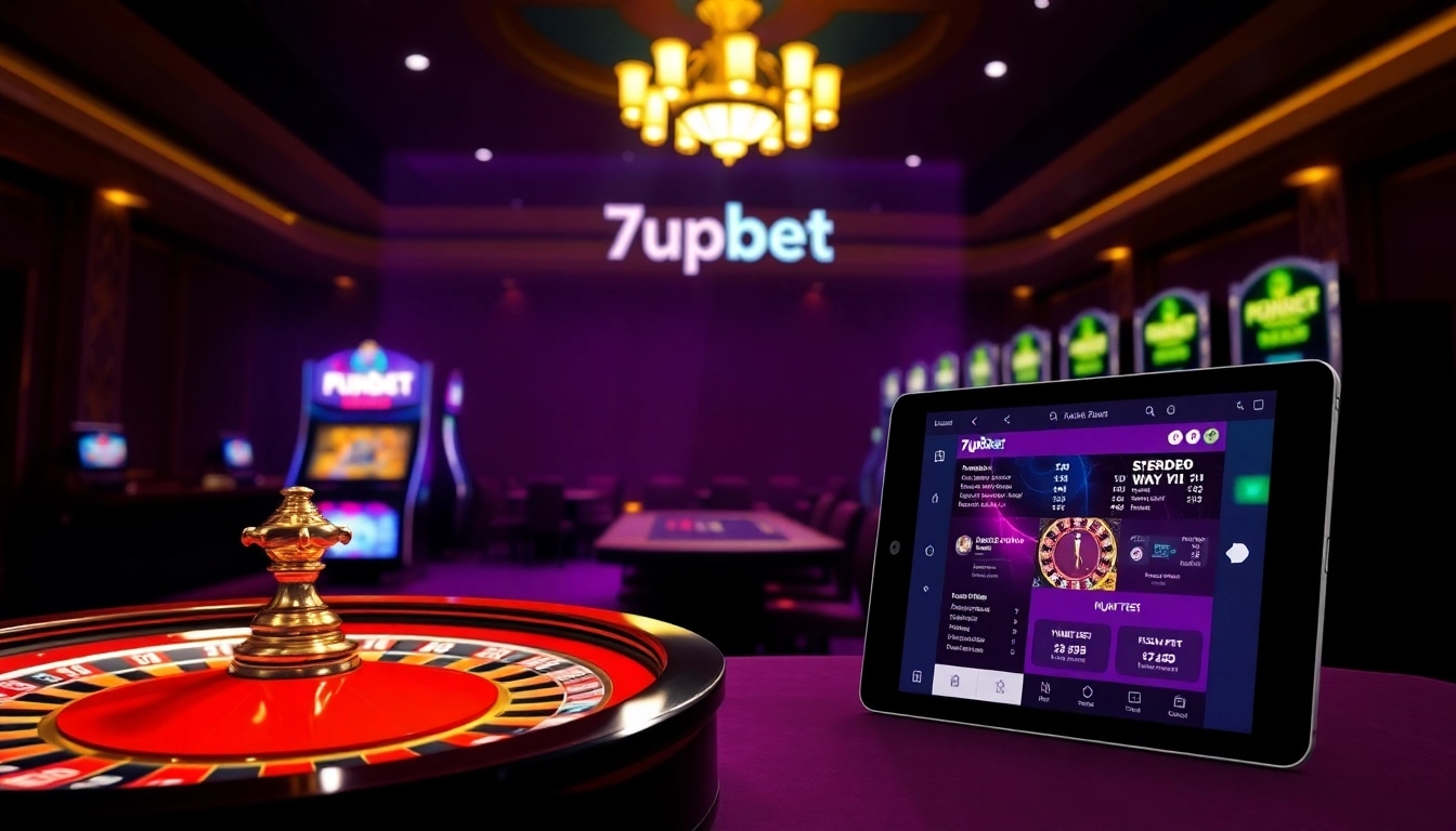 Players enjoying a high-stakes game on 7upbet with poker chips and cards.