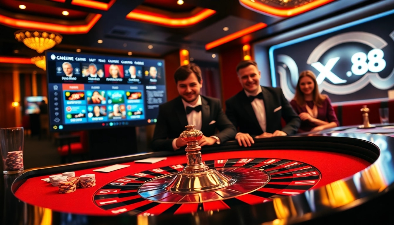 Experience thrilling gameplay at XX88 with vibrant casino visuals and engaging betting action.
