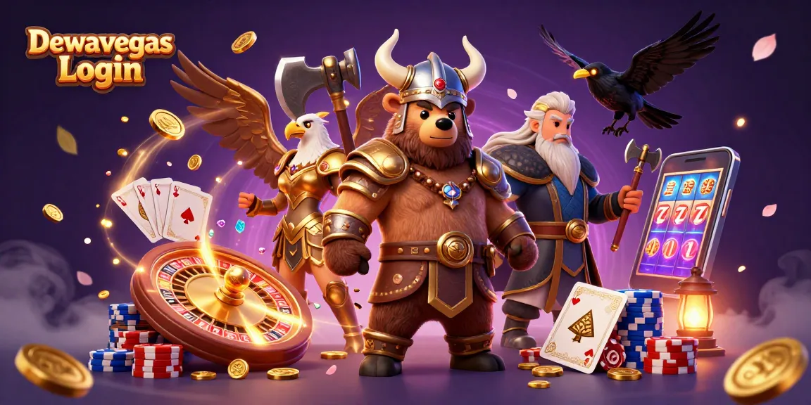 Experience winning thrills at Dewavegas Login with a dynamic 3D casino scene brimming with excitement.