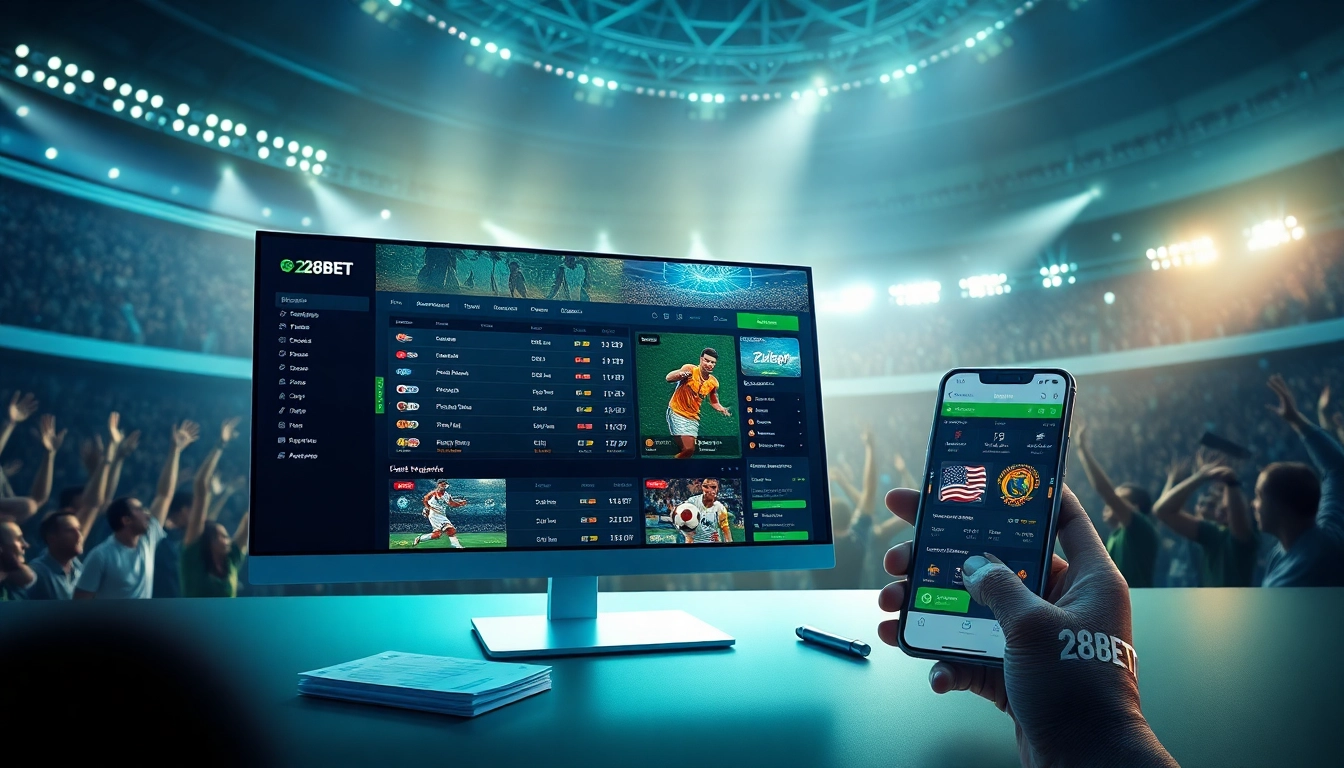 Experience the thrill of sports betting with 28BET's modern interface and live action.