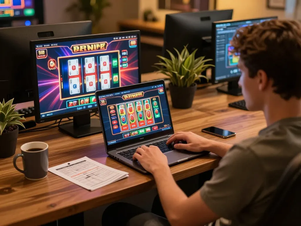 Experience exciting online gaming at trang chủ gg88 with dynamic gameplay on a laptop.