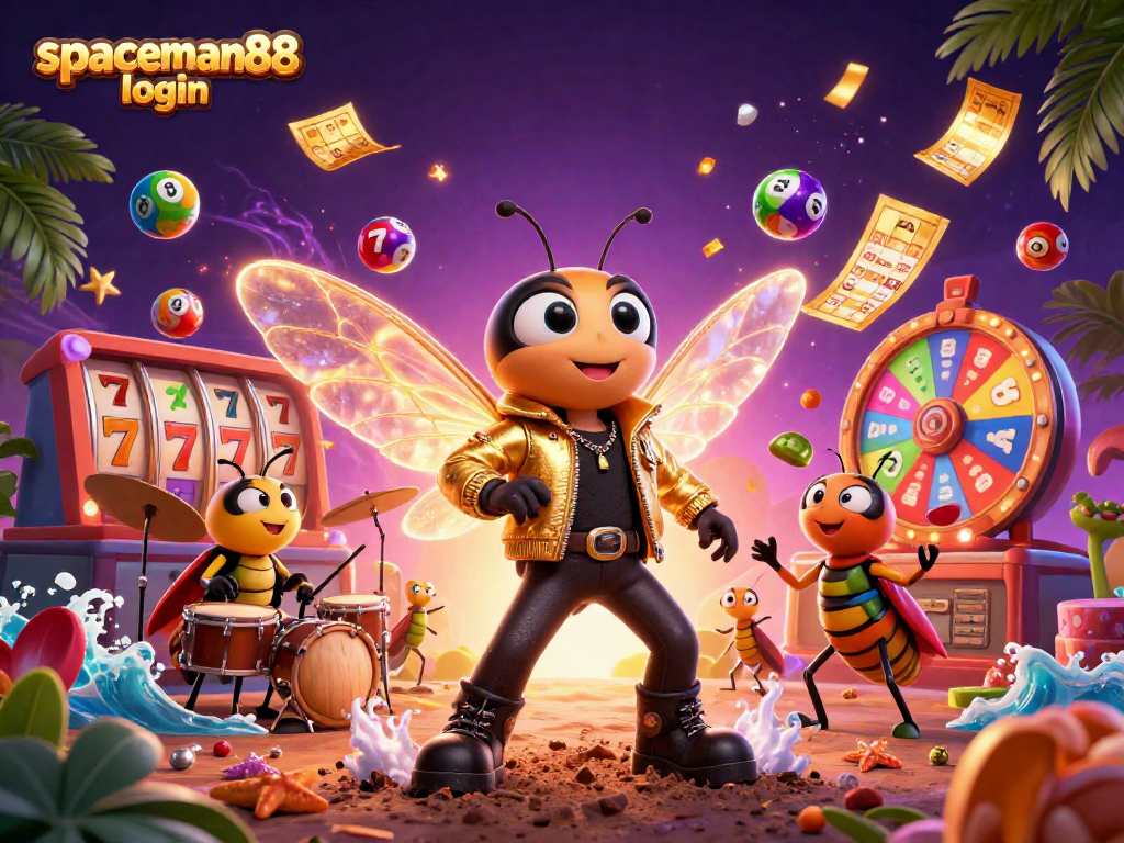 Experience the thrill with spaceman88 login at the vibrant online slots jackpot celebration.