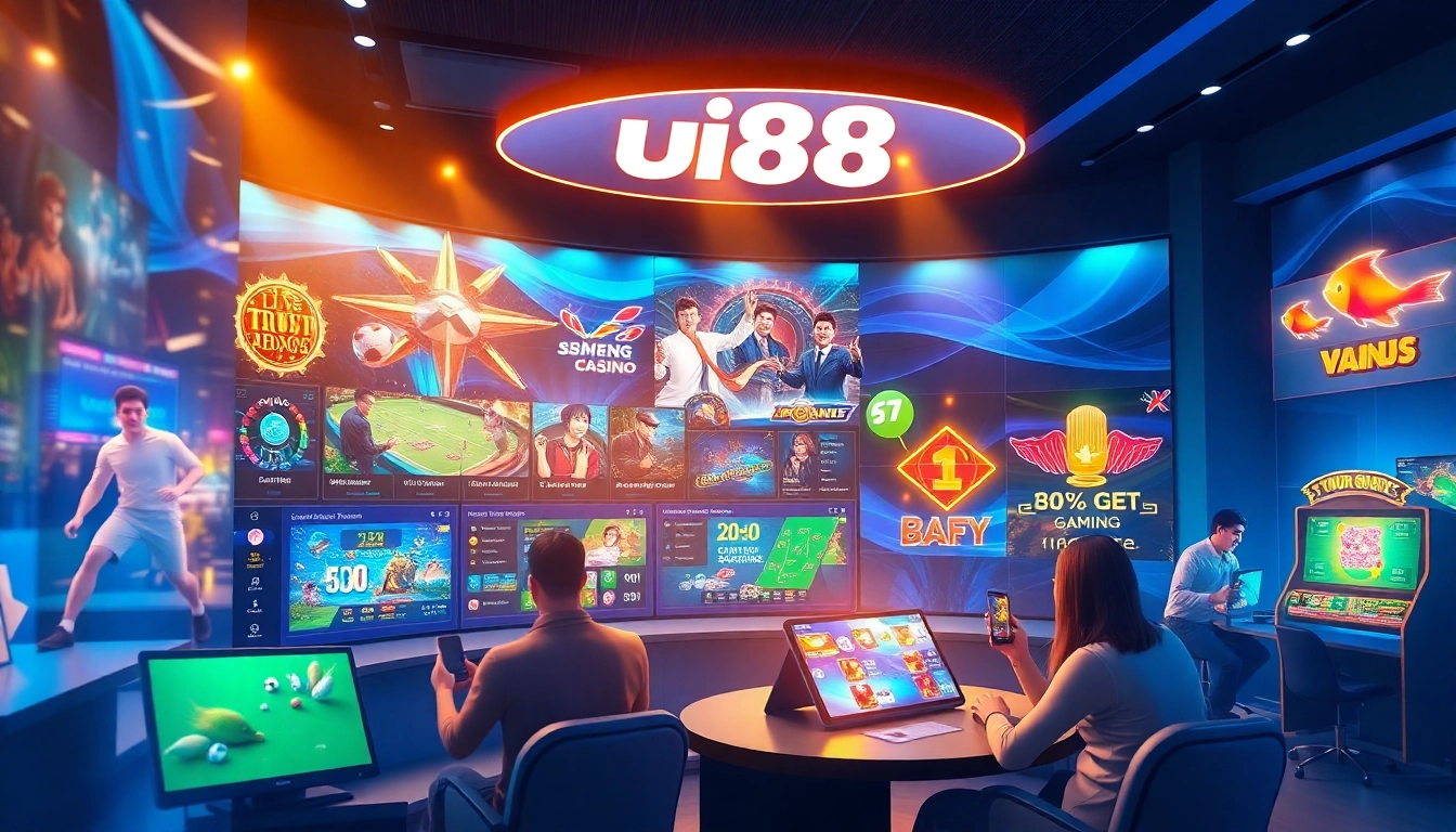 Exciting online gaming experience at uu88 nhà cái featuring diverse games and happy players.
