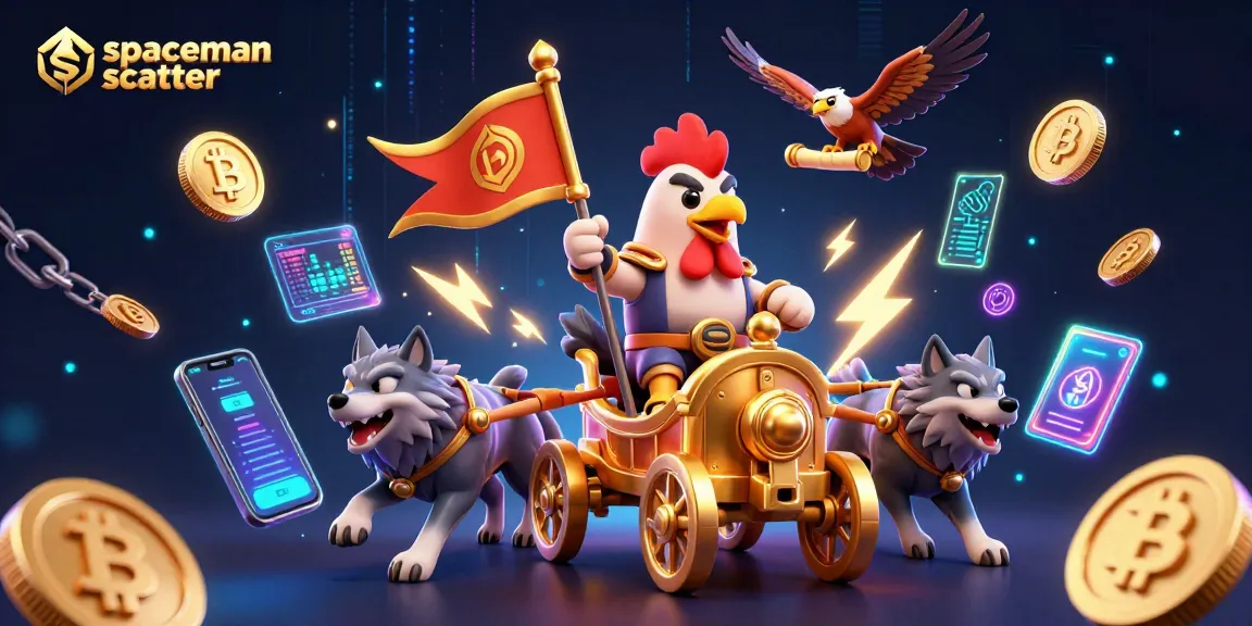 Experience the thrilling action of spaceman scatter amidst stunning 3D art elements and cryptocurrency themes!