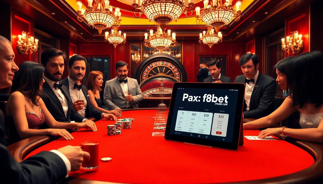Engage with online gaming at https://f8bet.me.uk/ featuring luxurious poker tables and exciting gambling elements.