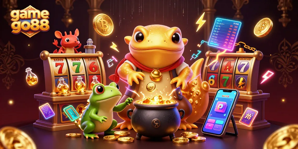 Engage with game go88 through thrilling slot reels and gold alchemical adventures