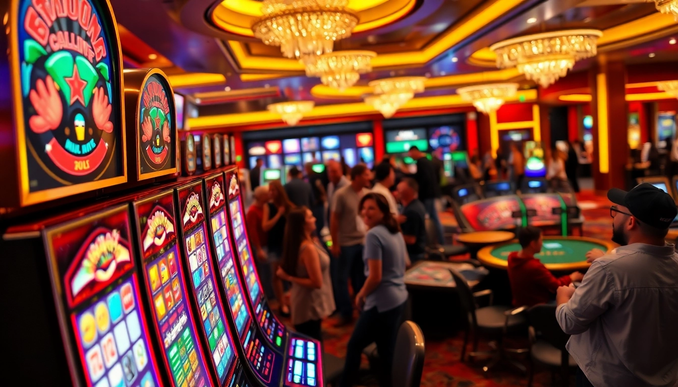 Experience excitement at this trusted online casino Singapore with vibrant slot machines and thrilled players.
