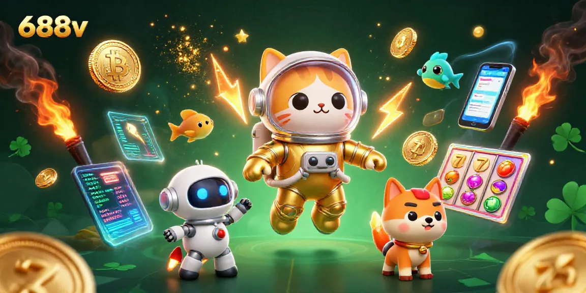 Experience thrilling gameplay at 688v with slots and crypto elements enriching your adventure.