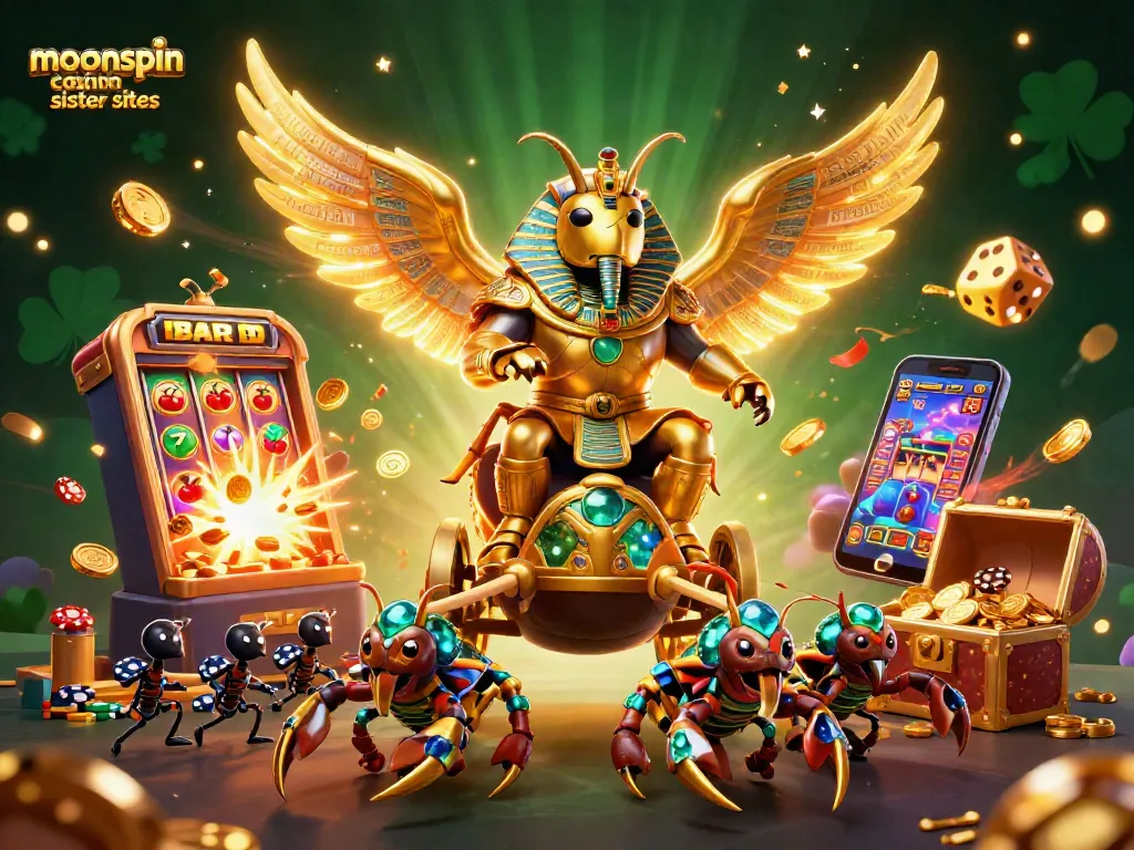 Experience winning strategies at moonspin casino sister sites with a grand 3D illustration of gameplay!