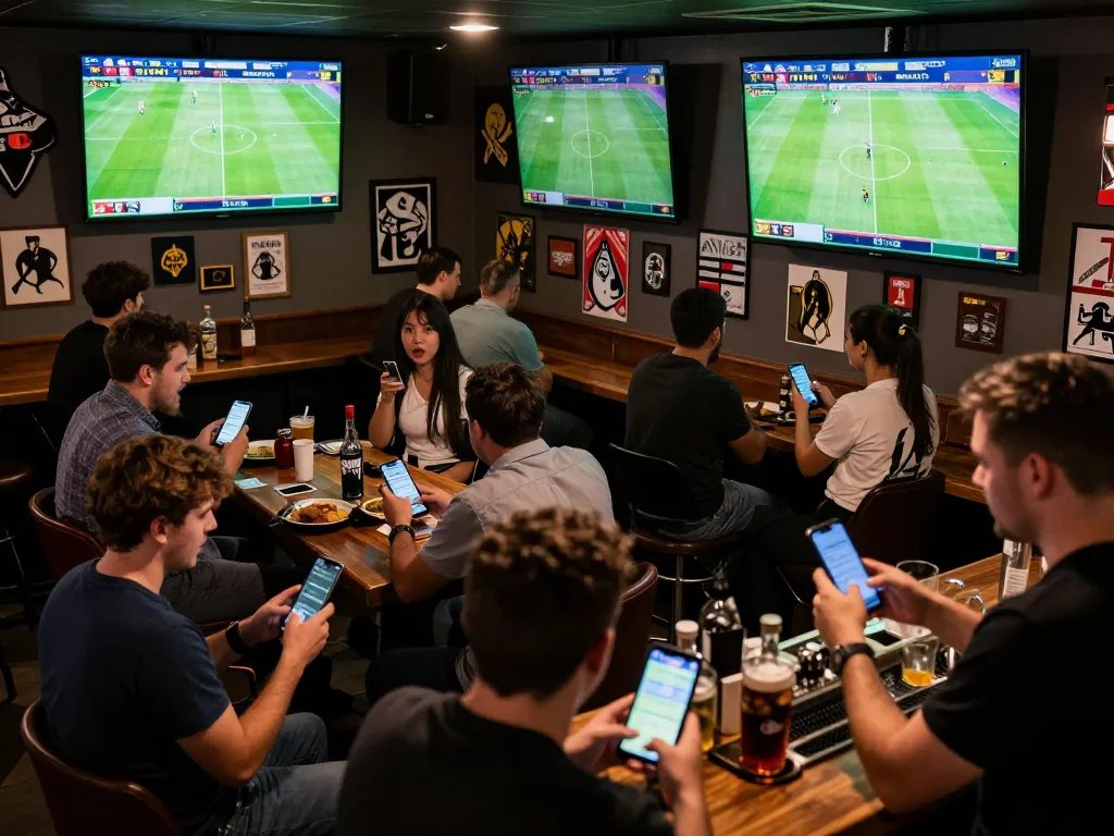 Rasakan keseruan Skor Langsung dari suasana bar taruhan olahraga yang menarik