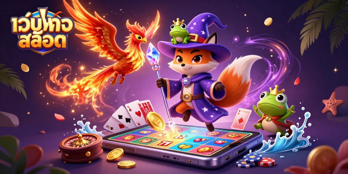 ดึงดูดผู้เล่นด้วย เว็บตรงสล็อต ที่มีเกมสล๊อตสดใสและตัวละครมหัศจรรย์ในภาพประกอบ 3D ที่มีชีวิตชีวา