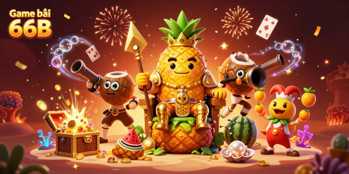 Engage in exciting gameplay with Game bài 66B in this vibrant 3D casino scene featuring lively characters and dynamic elements.