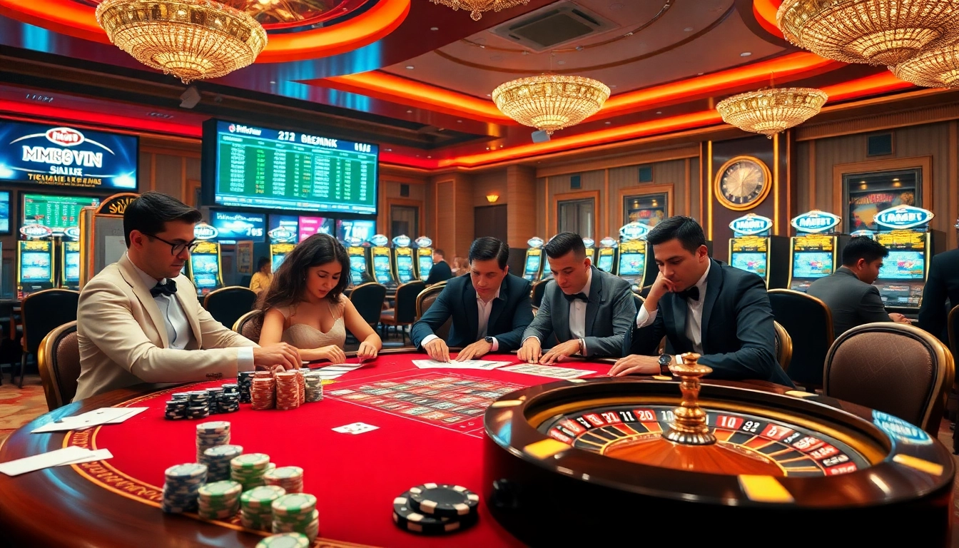 Experience high-stakes excitement at mm88 vin with thrilling casino games and vibrant gambling action.