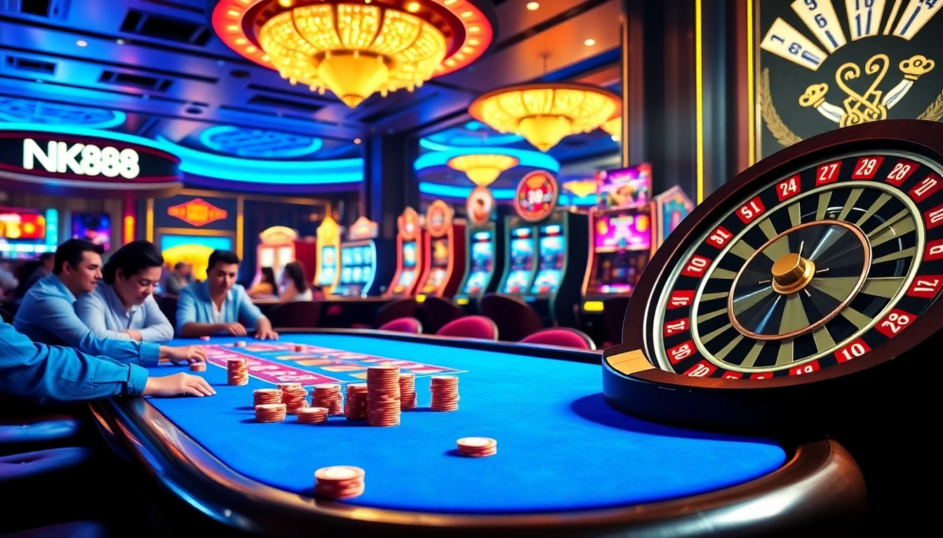 Join the thrilling experience at NK88 casino with exciting games and attractive jackpots.