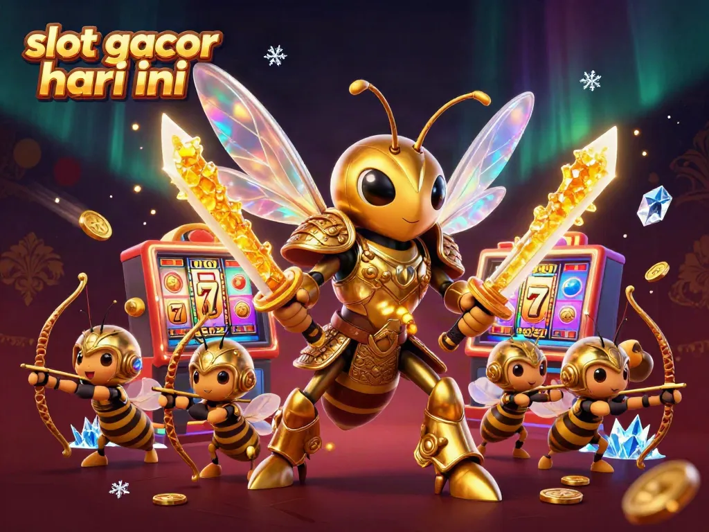 Slot gacor hari ini menggambarkan simbol slot pemenang dan kemenangan di kasino virtual.