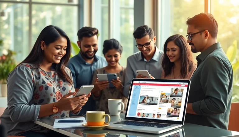 Engaging scene of users browsing Hela Ads online, showcasing a vibrant digital marketplace.