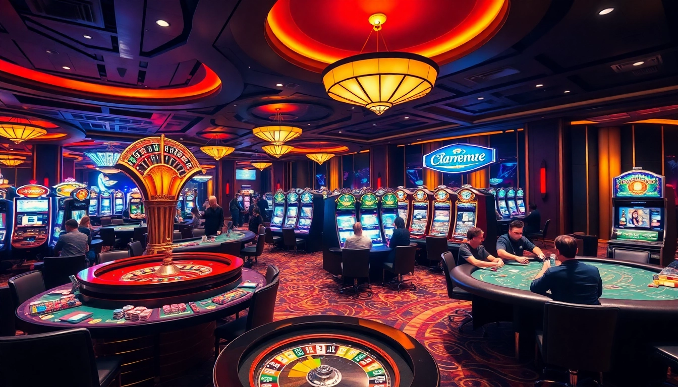 Experience the excitement of gambling at https://kjc.uk.com/ with vibrant casino tables and spinning roulette wheels.