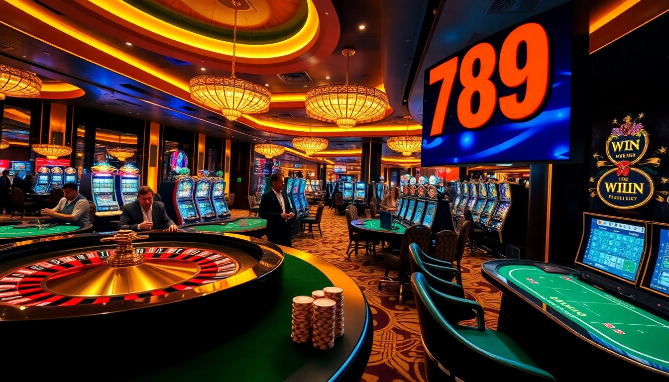 Experience the thrill of a winning moment at 789 win casino with vibrant tables and exciting games.