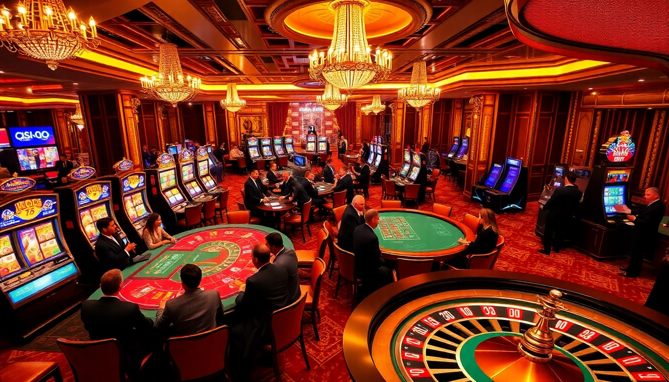 Experience thrilling gaming at https://tha-bet.pro/ with vibrant casino tables, excited players, and dazzling decor.