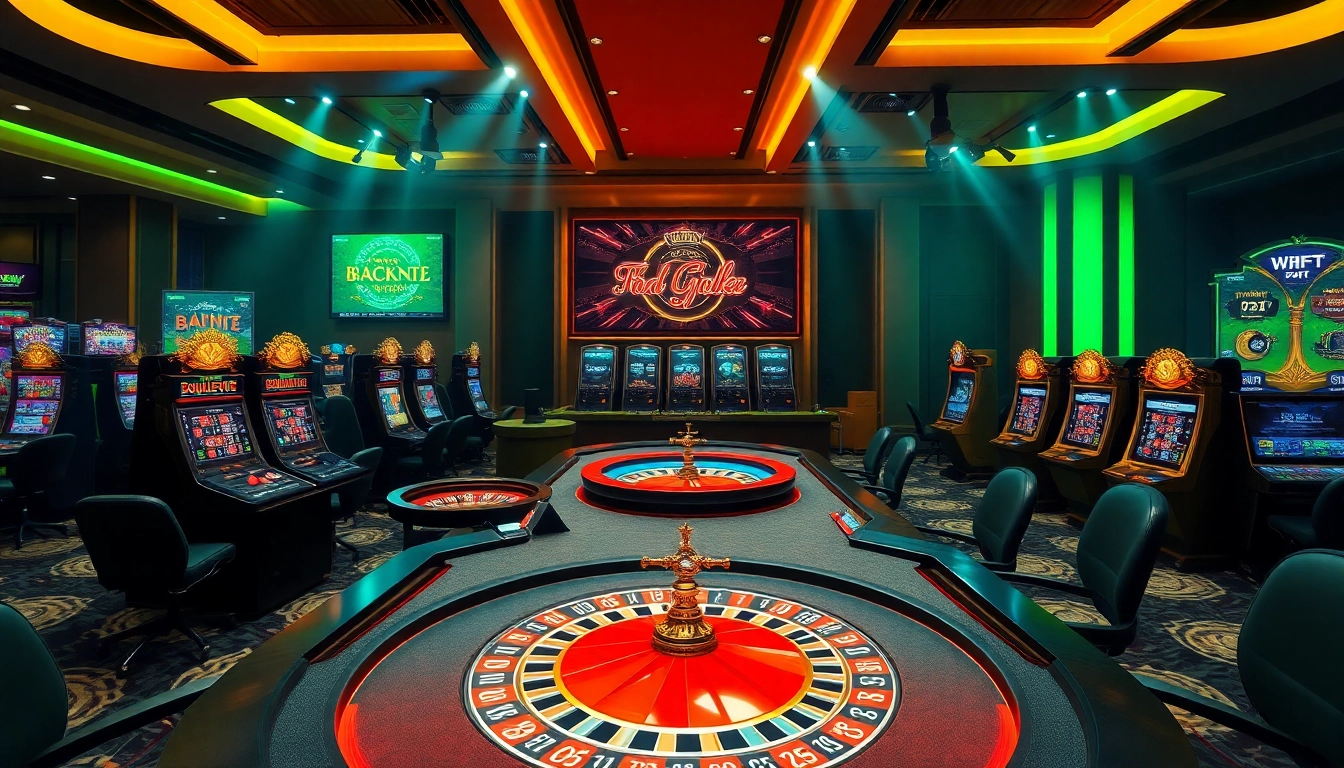 Engaging online gaming scene featuring jili slot machines and live casino dealers.