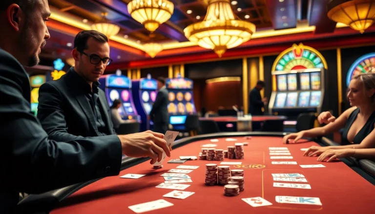 POSTEK C168/200s enhances the excitement with high-quality label printing in a vibrant casino setting.