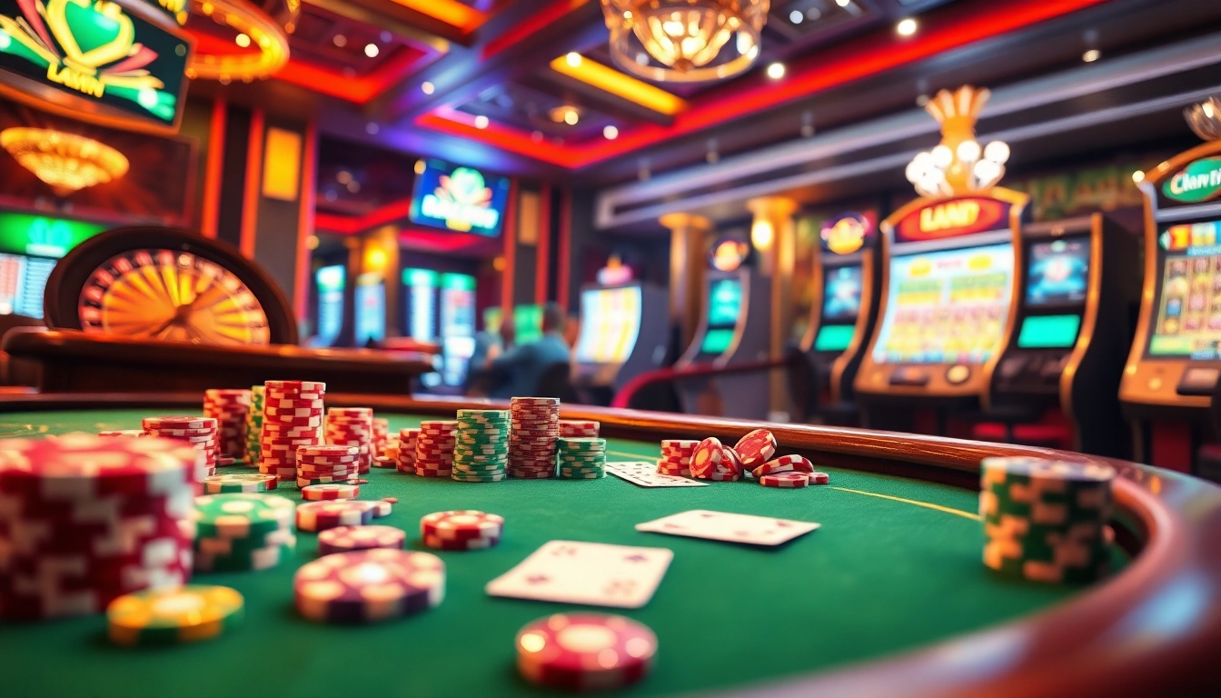 Engaging high-stakes online casino environment depicting the trustworthiness of nhà cái 78WIN có uy tín không with vibrant games.