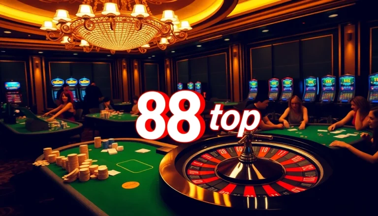 Experience excitement at 888 top casino with vibrant roulette wheels and eager players.