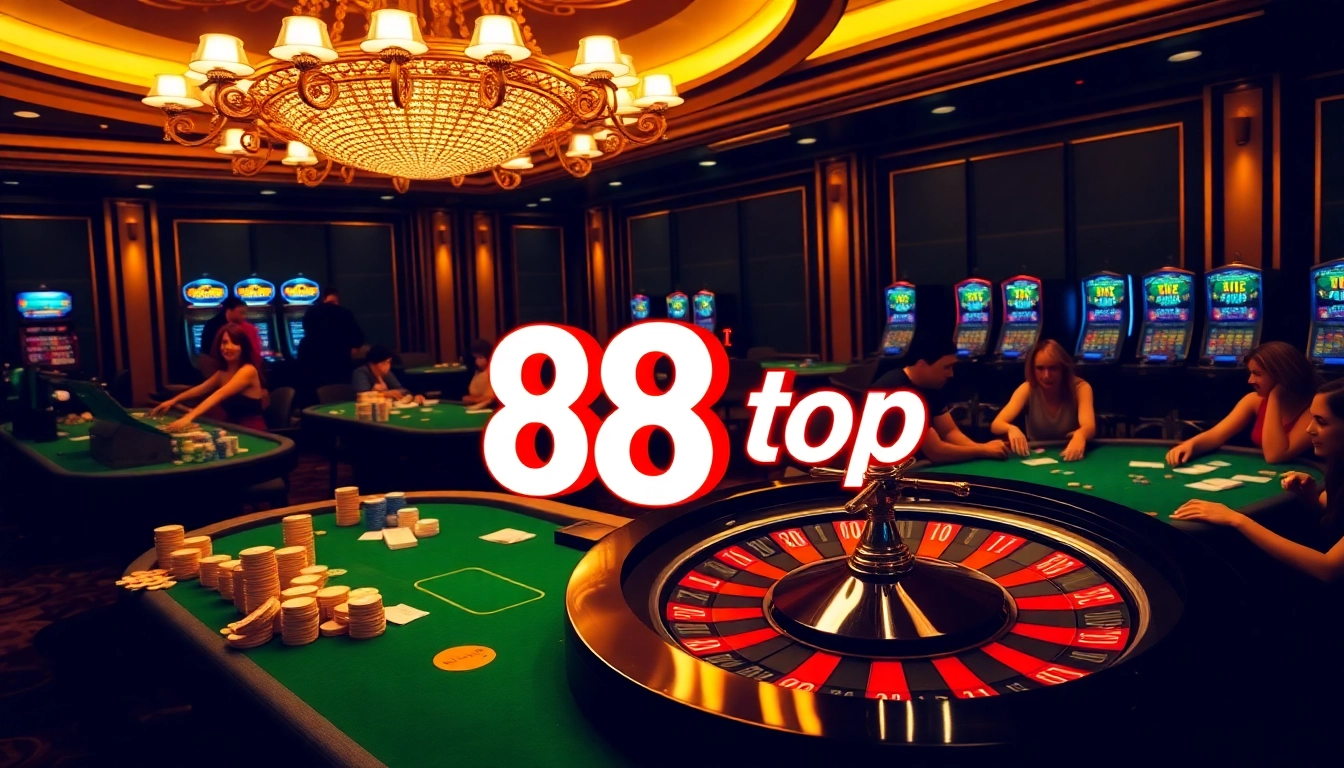 Experience excitement at 888 top casino with vibrant roulette wheels and eager players.