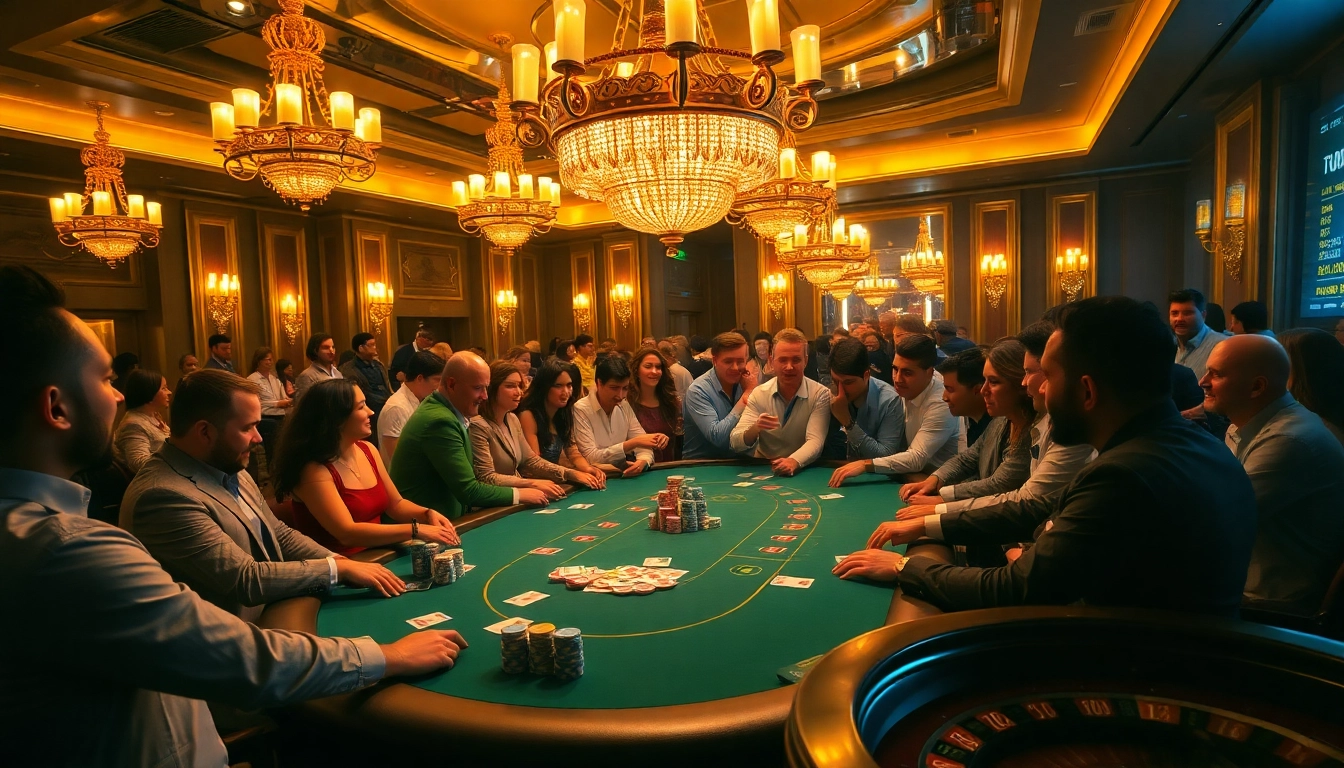 Experience the excitement at 13win with high-stakes poker and vibrant casino atmosphere.