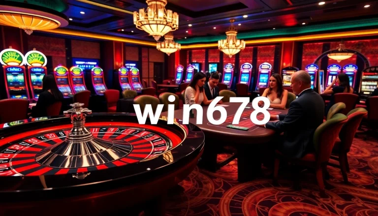 Experience the excitement of win678 with lively casino games and poker action.