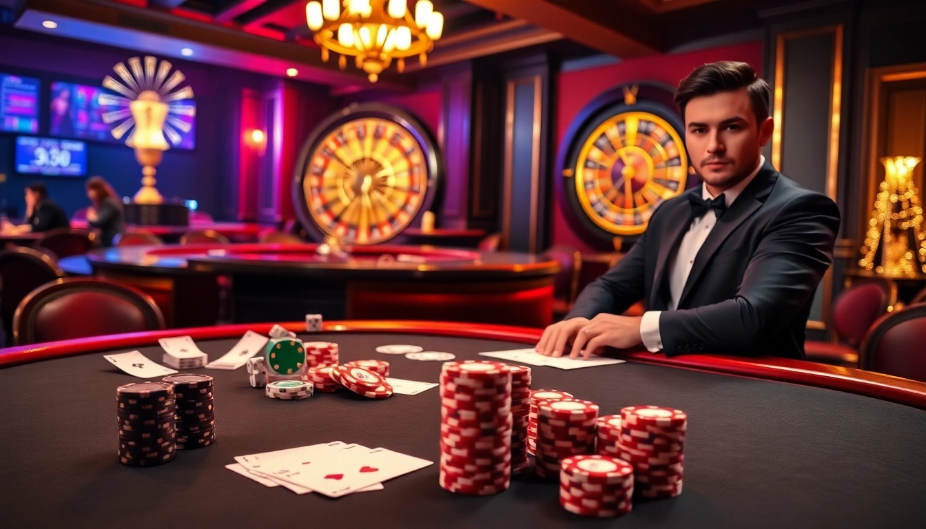 Experience the excitement of betting at bet88.com.vn with luxurious casino elements and vibrant atmosphere.