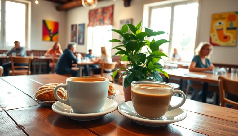 Profitez d'un café dans un Coffee shop lloret de mar avec des pâtisseries et une ambiance chaleureuse.