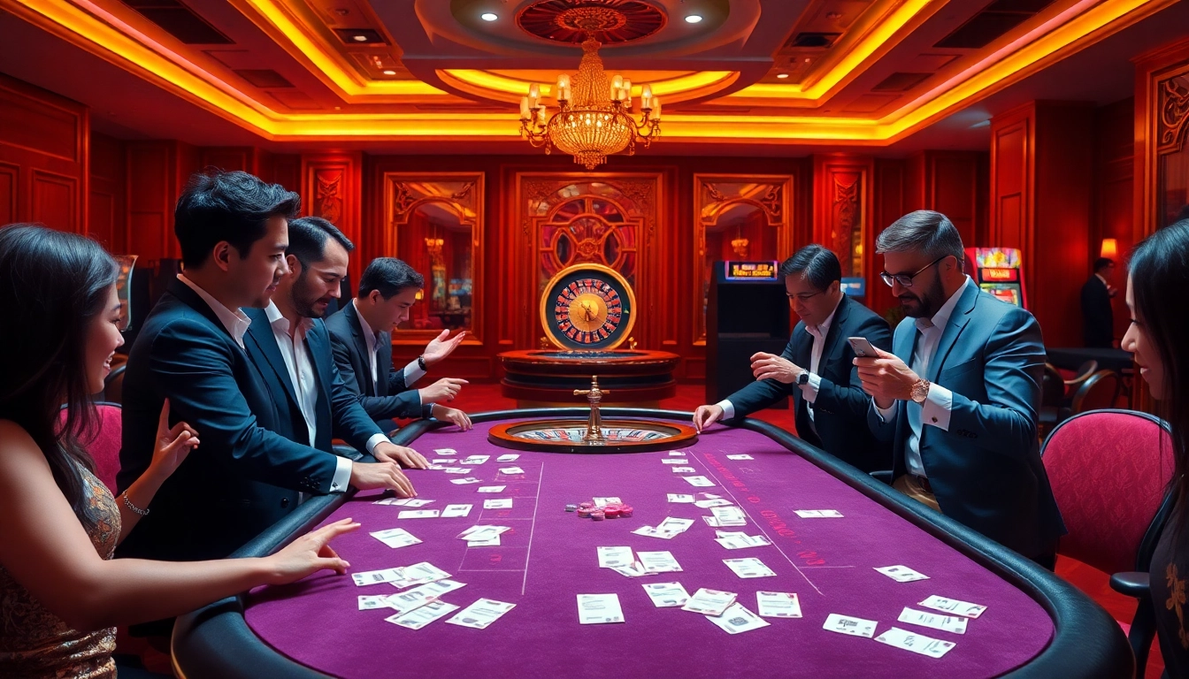 Experience thrilling gameplay with tylebongda kèo nhà cái at a luxurious online casino table.
