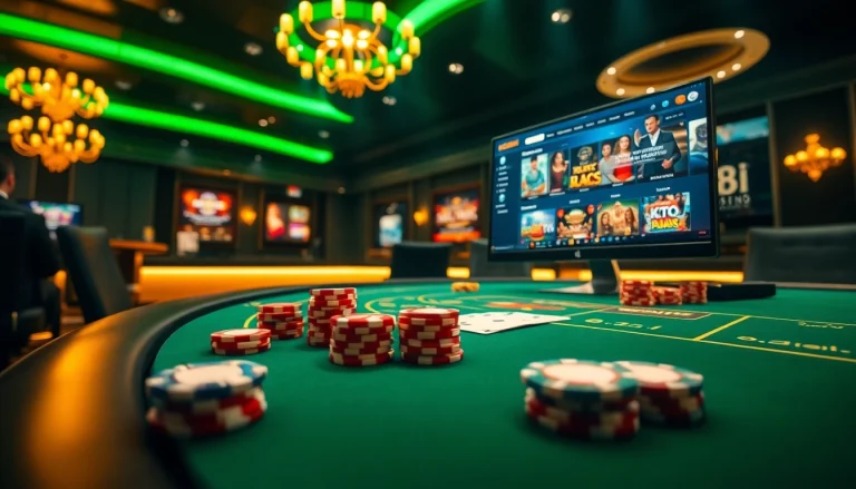 Experience thrilling online gambling at 88i with vibrant casino tables and games.