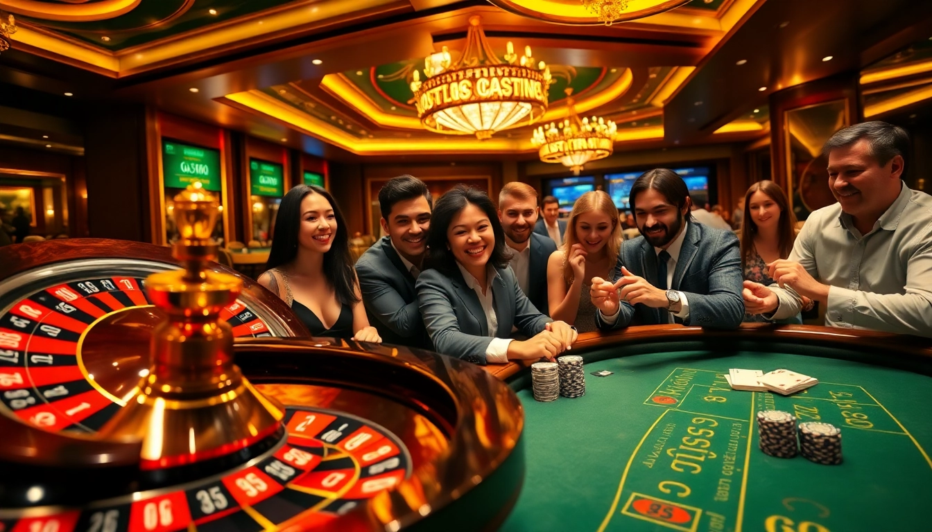 Experience thrilling action at https://ok8386.sh/ with players engaging at a luxurious poker table.