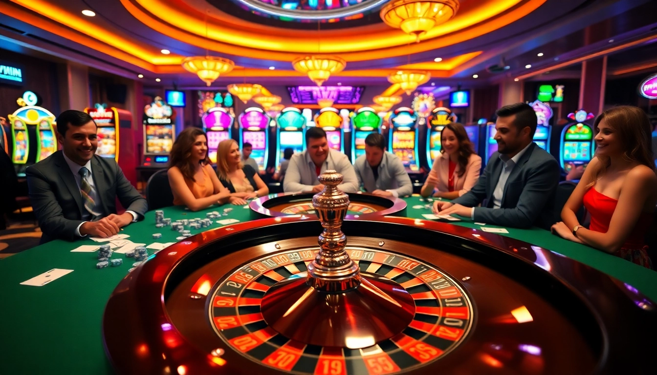 Experience the thrill of gambling with Betwin88 at a luxurious casino table.
