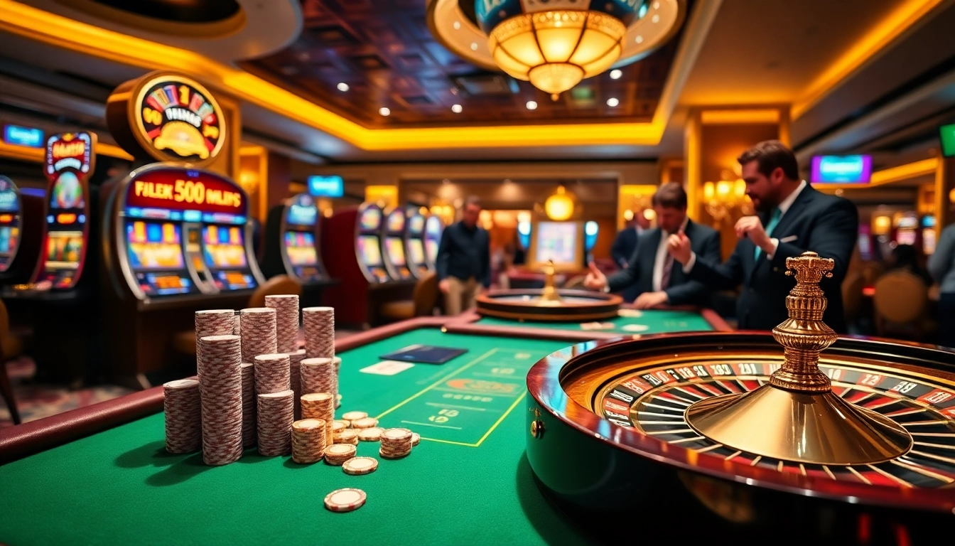 Experience the excitement of betting at https://bl555.link/ with vibrant casino visuals showcasing high-stakes action.