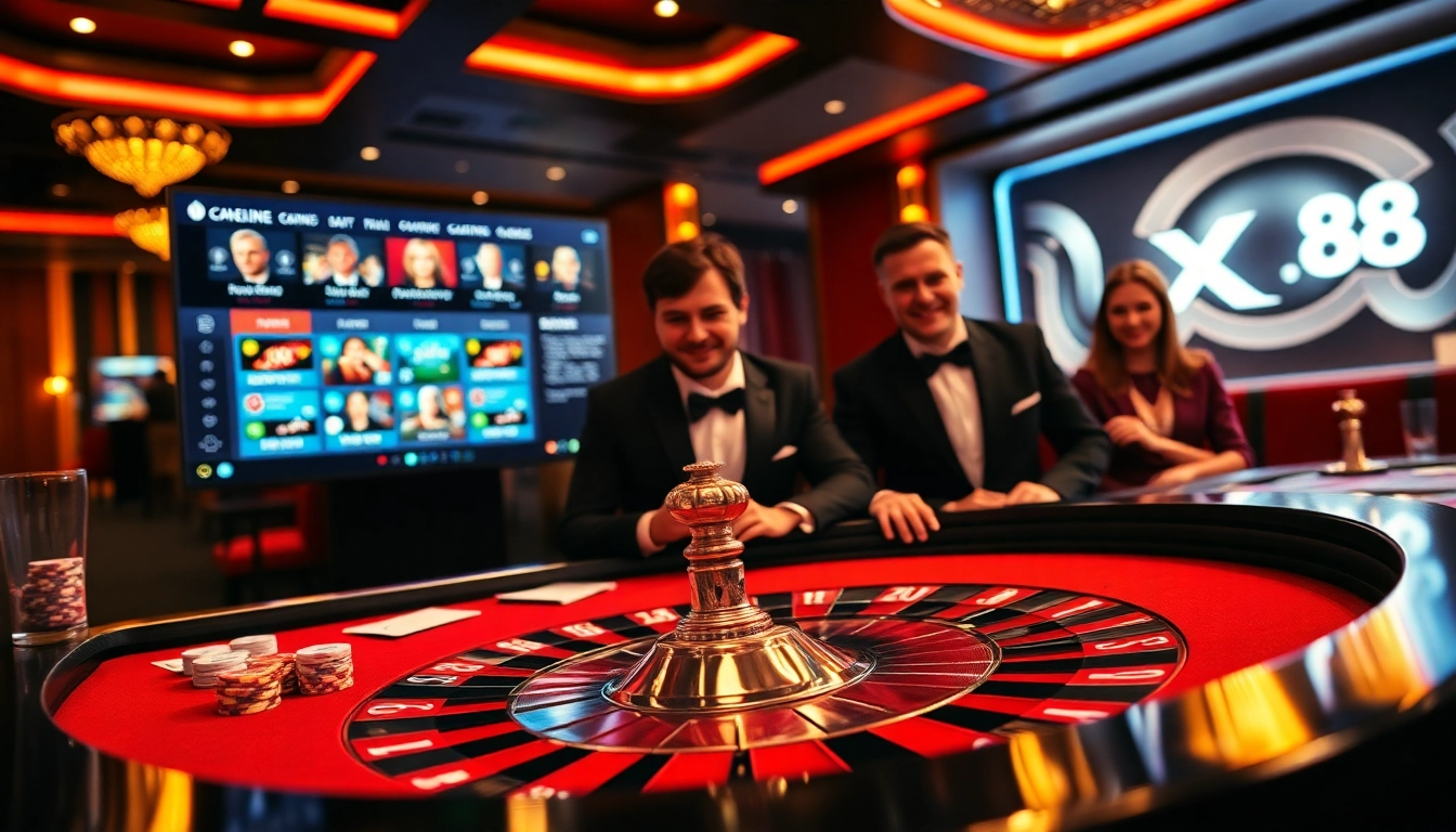 Experience thrilling gameplay at XX88 with vibrant casino visuals and engaging betting action.
