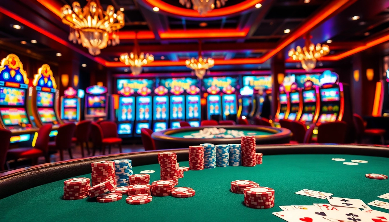 Experience the thrill at b52 club with vibrant poker action at a luxurious casino table.