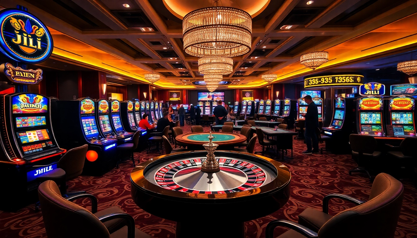 Experience the thrill of JILI gaming with vibrant slot machines and exciting casino action.