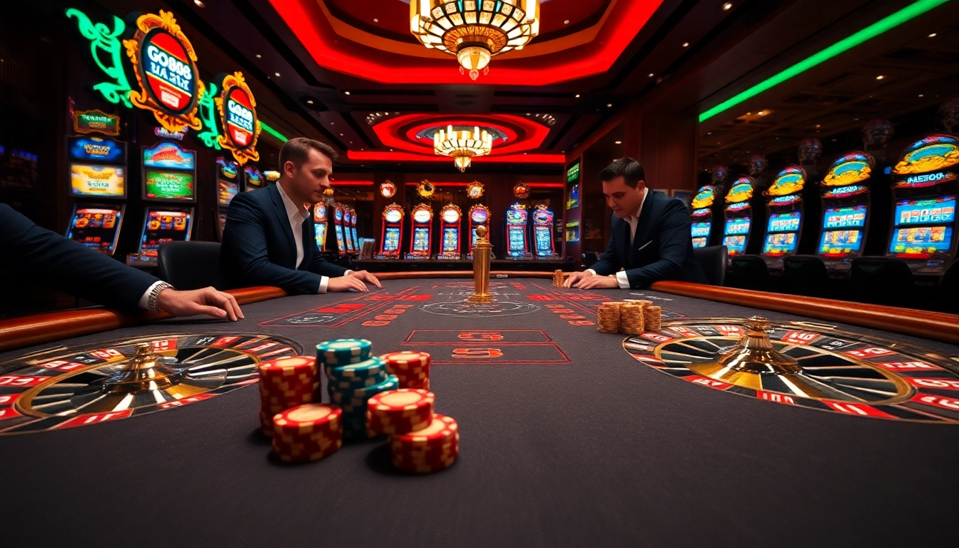 Experience the excitement of GO88 casino with thrilling live dealer games and vibrant slot machines.